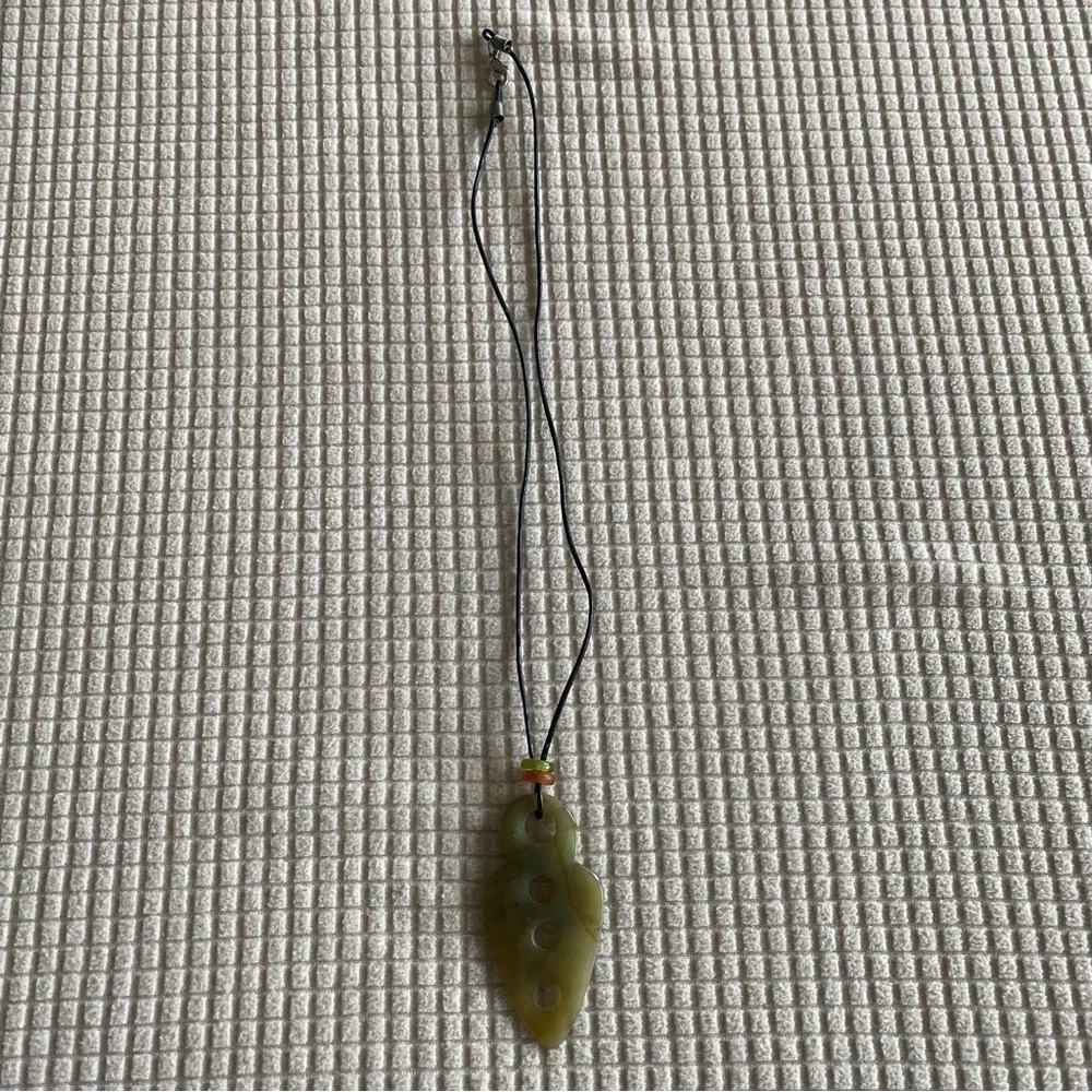 Jade Green Pendant Necklace
